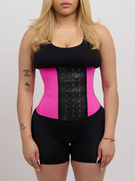 Buy Luxx Curves Waist Trainer Corset For Latex Shaper - Postpartum Women  (Size 4XL Pink) Online at desertcartSeychelles